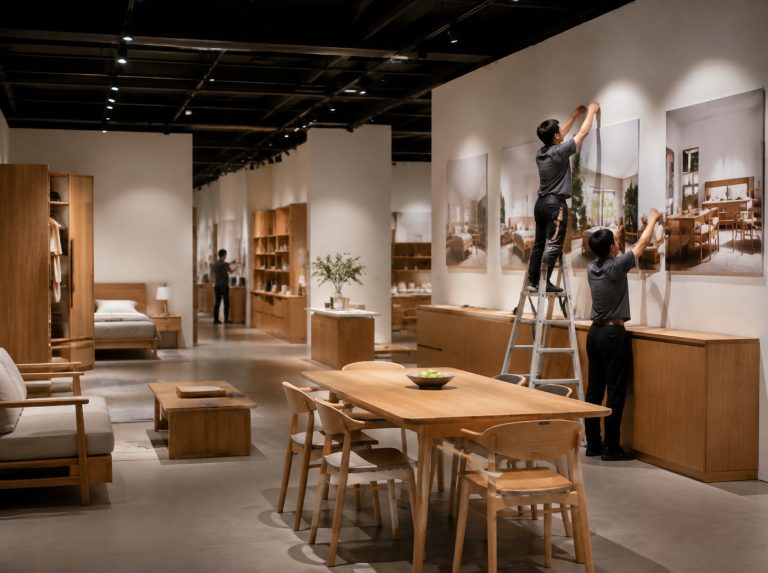 八宿县企业展厅与文化墙设计施工